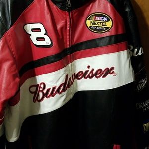Dale Jr Wilson leathery jacket
